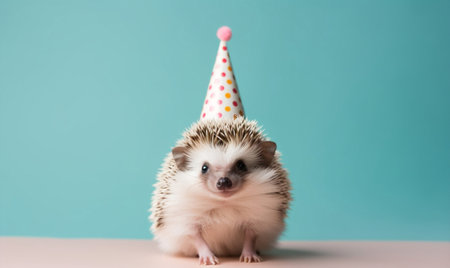 Autumn nature bubble prickly happy cute animal hedgehog birthday wildlifeの素材
