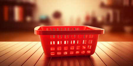 market delivery shopping shop grocery basket store supermarket retail food. Generative AI.の素材