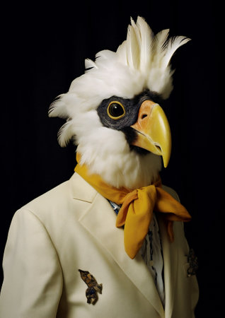 Bird wild portrait feathers animal beak white wildlife eye natureの素材