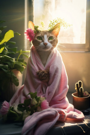 Feline kitten pets cats cute animalの素材