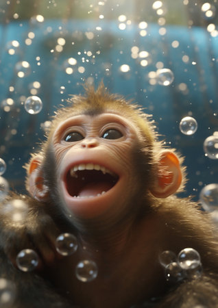 Animal mammal wild wildlife monkey macaque natureの素材