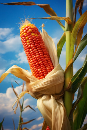 Plant food crop agriculture cornの素材