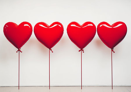 Helium love valentine balloon holidayの素材