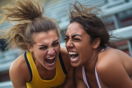 Friend friendship women adult beauty female person lifestyle portrait together group black caucasian youngの素材