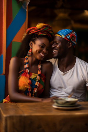 Woman person together romantic lifestyle couple sitting relationshipの素材