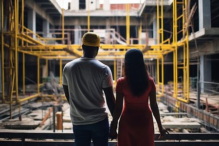 Man project building architect people industrial helmet business working architecture engineer construction safetyの素材