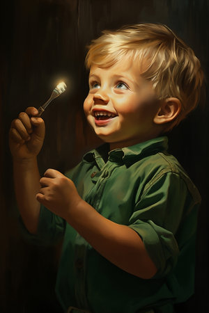 Person children young little caucasian portrait cute happy childhood kid boy faceの素材