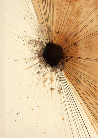 White grunge illustration texture background design creative abstract pattern splash isolated blackの素材