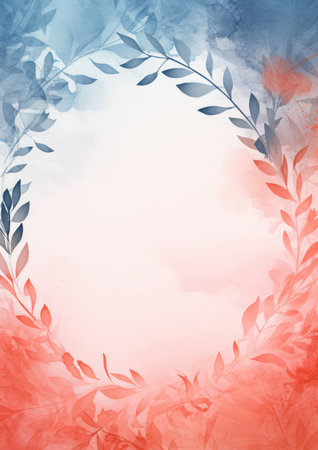 Pattern art background card illustration design abstract nature background watercolor vintageの素材