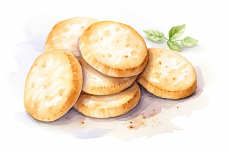 Background brown food biscuit tasty bake pastry delicious cookies snack background closeupの素材