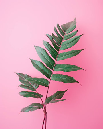 Green leaves background plant background natureの素材