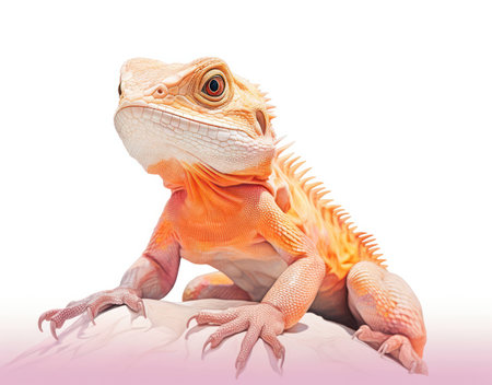 Looking background body vertebrate chameleon eye claw skin head frog isolated pet scale tailの素材