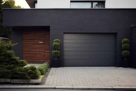 Residence luxurious expensive estate estate investment background residential property real driveway real suburbanの素材