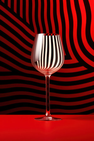 Design light glass red wineglass drink wine background beverage water alcohol background liquidの素材