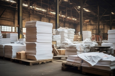 Business pile build industrial storage material construction stack warehouse factoryの素材