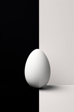 Food shadow celebration shell eggshell chicken egg background holiday easter background white designの素材