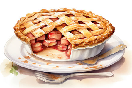Fruit pie background homemade pastry food tart baked fresh delicious sweet crust dessert cakeの素材