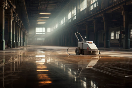 Floor man construction empty background interior industrial wall grunge concrete interior architecture buildingの素材