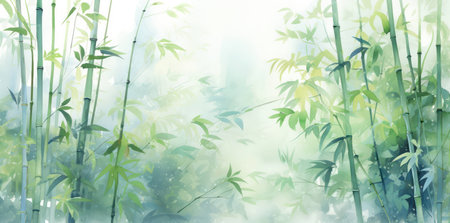 Fresh nature sunlight green plant forest tree environment bright background summer foliageの素材
