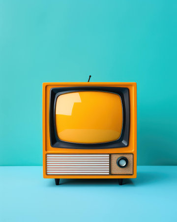 Entertainment broadcast classic vintage retro video show old media background background technology televisionの素材