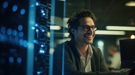 Background man mature businessman business portrait smile adult person caucasian male lifestyle happy manの素材