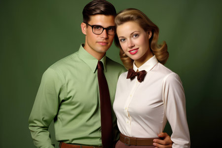 Woman man couple background fashion person boyfriend adult woman attractive young man beauty loveの素材