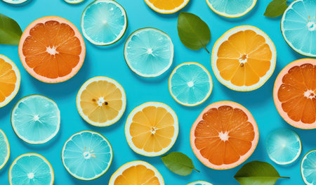 Orange food background organic fresh lemon fruits citrusの素材
