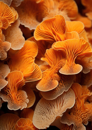 Mushroom forest nature tree wild fungus background background closeup close plant macroの素材