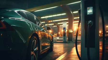 Car power industry vehicle automobile energy station transportation fuel auto environmentの素材