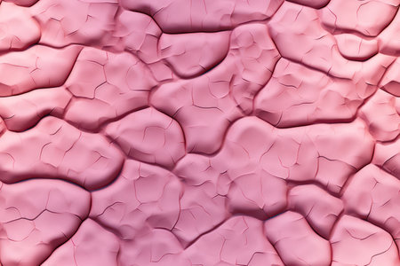 Textured Pink Abstract Pattern on Old Grunge Wall: Beauty of Antique Clayの素材