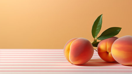 Juicy, Ripe, and Refreshing: A Colorful Harvest of Organic Summer Fruits on a Wooden Tableの素材