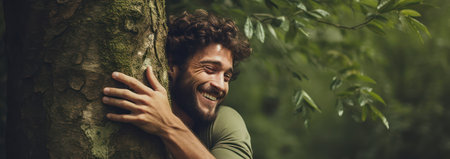 Merry Man with Captivating Smile on White Background, Showing Confidence and Happinessの素材