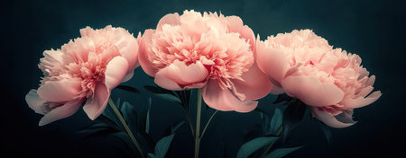 Colorful Peony Blossom: A Fresh and Romantic Close-up of Lush Pink Petals in Natures Floral Beauty.の素材