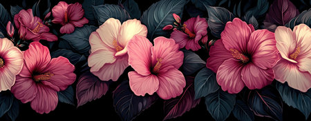 Blooming Beauty: Vibrant Floral Fragility in Natures Gardenの素材