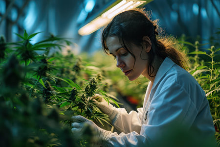 Green Innovations: Exploring Organic Cannabis Cultivation and Medical Potential through Science and Natureの素材
