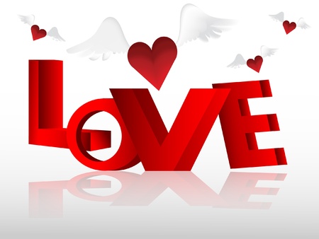 Heart with wingsのイラスト素材