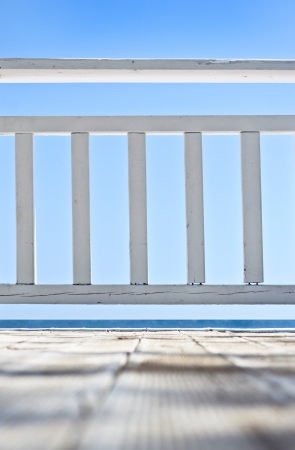 terrace summer vacation travel conceptの写真素材