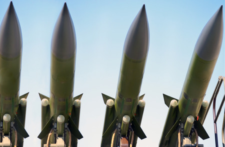 antiaircraft missilesの写真素材