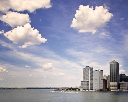 Manhattan Skiesの写真素材