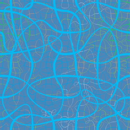 chaotic color ribbons repetition vector backgroundのイラスト素材