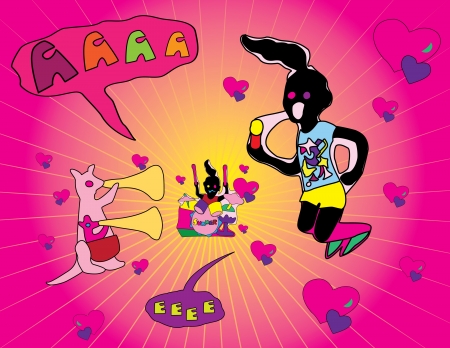 jazz band show vector illustration and design elemensのイラスト素材