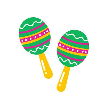 Maracas icon vector isolated on white background for your web and mobile app designcas logo concept