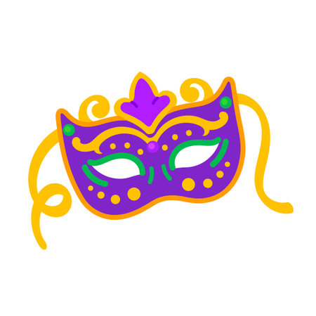 Carnival mask icon vector isolated on white background for your web and mobile app design, Carnival mask logo conceptのイラスト素材