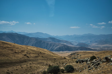 desert and mountainsの写真素材