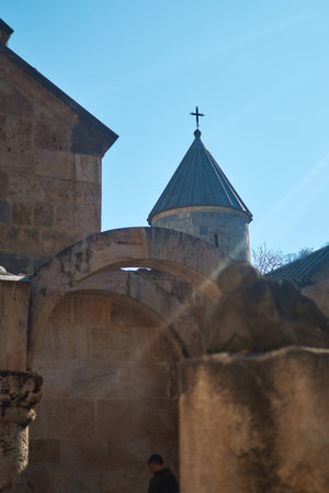 Haghartsin, a medieval monastery located near the town of Dilijanの写真素材