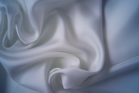 abstract background, wallpaper, fabric waves, color gradient, silk, satinの写真素材