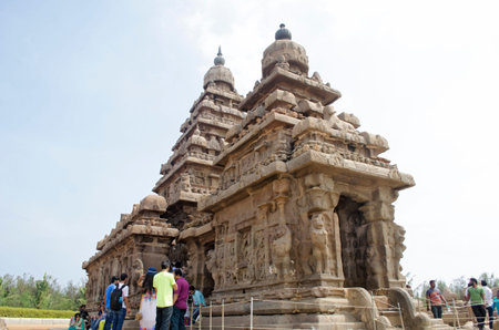 Shore Temple, Mahabalipuram, Tamil Nadu, India, Asia