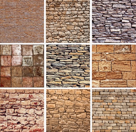 decorative stones surface texture setの写真素材