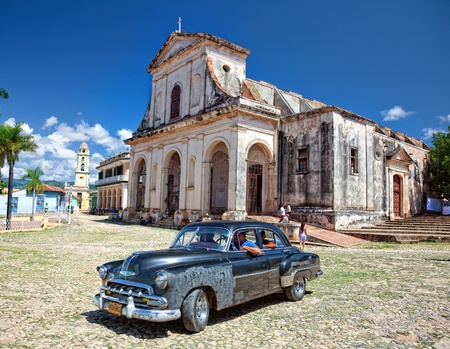 TRINIDAD, CUBA - SEPTEMBER 15TH. View of Trinidad streetのeditorial素材