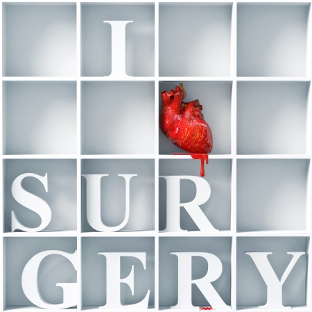 I love surgery message   bizarre 3D concept の写真素材
